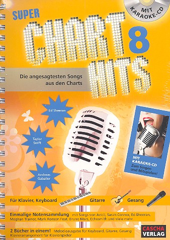Vorderes Coverbild Super Chart Hits Band 8 (+CD):