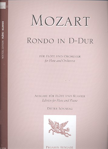 Vorderes Coverbild Rondo D-Dur für Flöte und Orchester