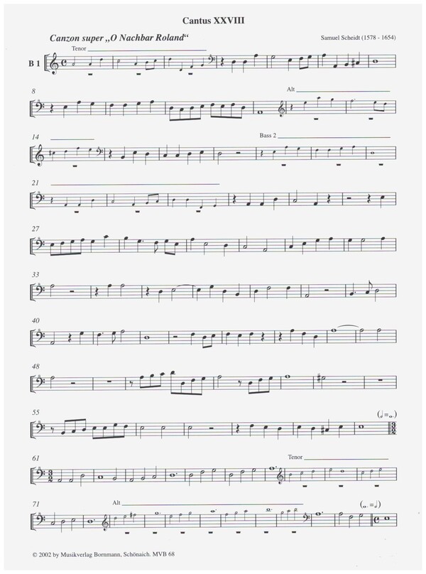 Vorderes Coverbild Fünfstimmige Instrumentalsätze