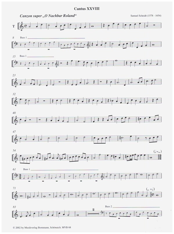 Vorderes Coverbild Fünfstimmige Instrumentalsätze