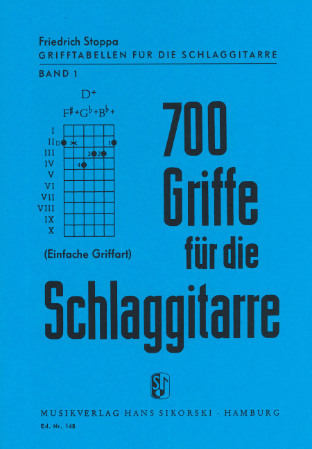 Vorderes Coverbild 700 Griffe für die Schlaggitarre