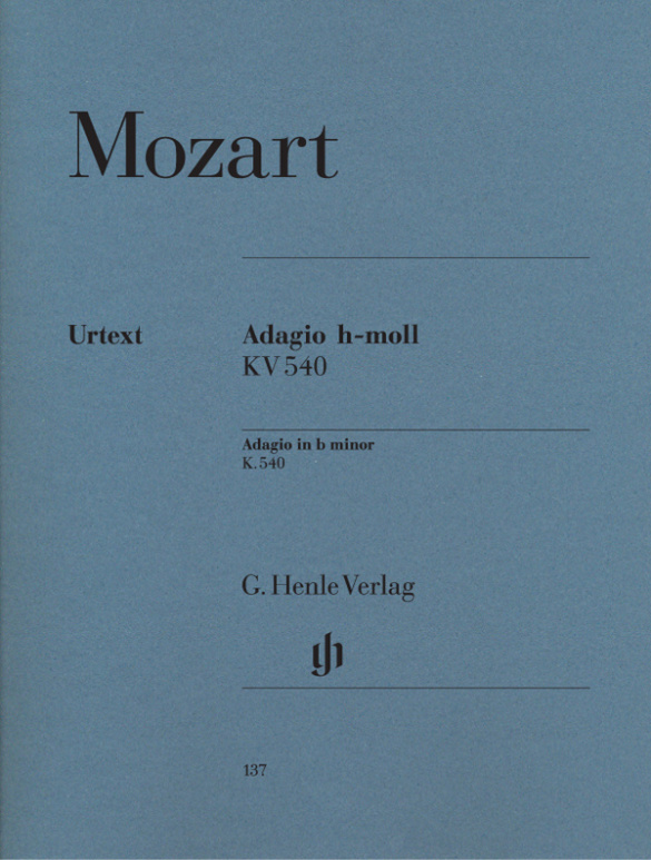 Vorderes Coverbild Adagio h-Moll KV540