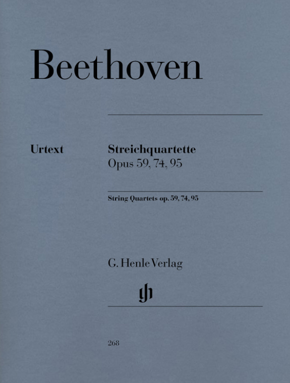 Vorderes Coverbild Streichquartette op.59, 74, 95