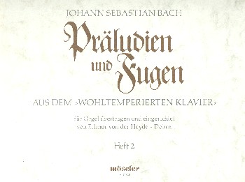 Vorderes Coverbild Präludien und Fugen aus dem Wohltemperierten Klavier Band 2