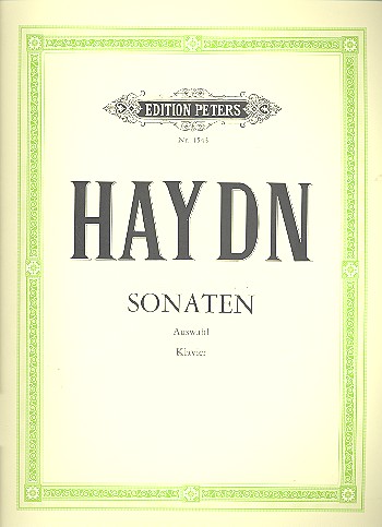 Vorderes Coverbild Sonaten Hob.XVI:13, 19, 27, 34-37, 39-40, 49, 52