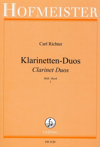 Vorderes Coverbild Klarinetten-Duos Band 1