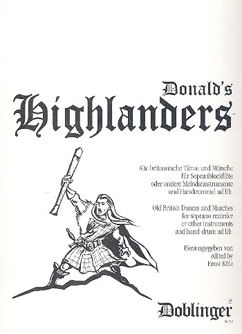 Vorderes Coverbild Donald's Highlanders Alte britannische