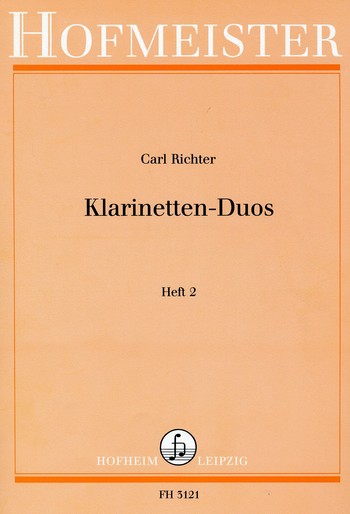 Vorderes Coverbild Klarinetten-Duos Band 2