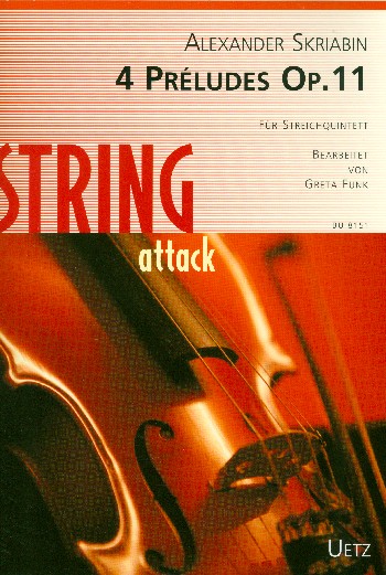 Vorderes Coverbild 4 Préludes op.11