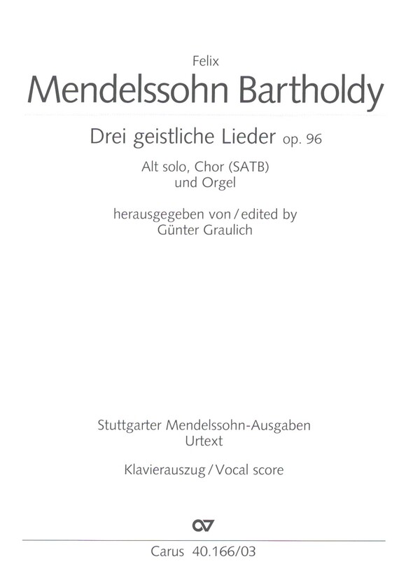 3 geistliche Lieder op.96