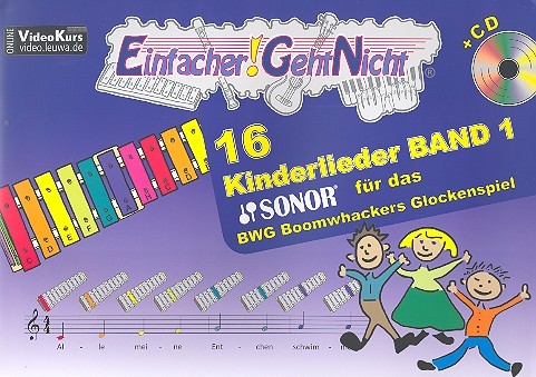 Vorderes Coverbild Einfacher! geht nicht - 16 Kinderlieder Band 1 (+CD)