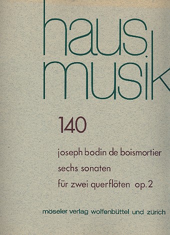 Vorderes Coverbild 6 Sonaten op.2