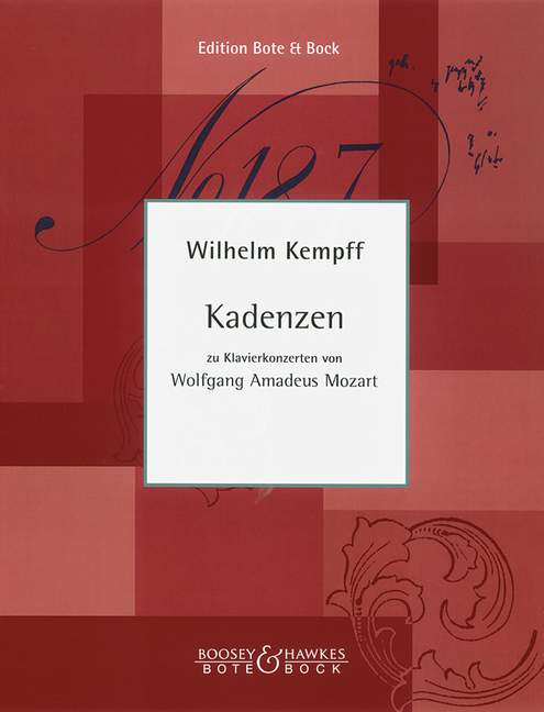 Vorderes Coverbild Kadenzen zu 5 Klavierkonzerten von Mozart