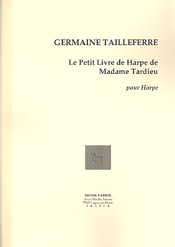 Vorderes Coverbild Petit livre de harpe de Mme Tardieu