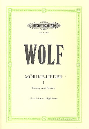 Vorderes Coverbild Mörike-Lieder Band 1