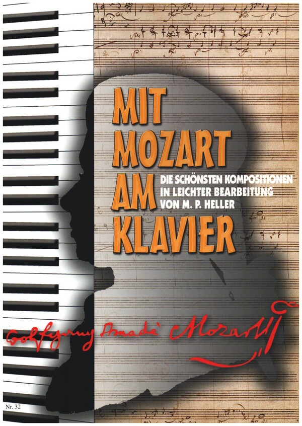 Vorderes Coverbild Mit Mozart am Klavier