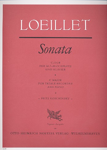 Vorderes Coverbild Sonate C-Dur