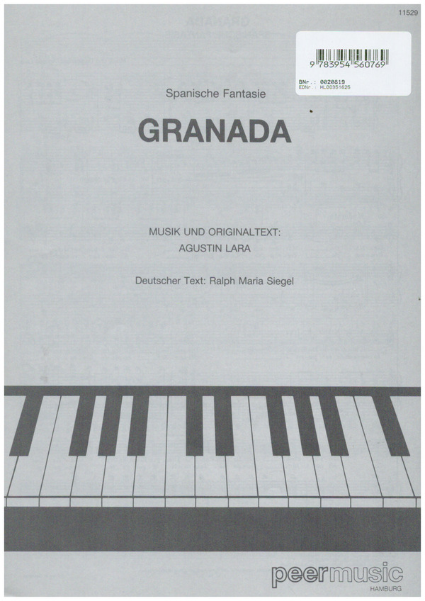 Vorderes Coverbild Granada Einzelausgabe