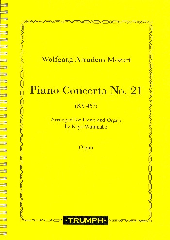 Vorderes Coverbild Konzert Nr.21 KV467 für Klavier und Orchester