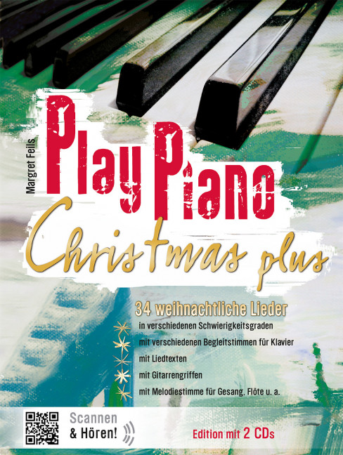 Vorderes Coverbild Play Piano Christmas + (+2 CD's)