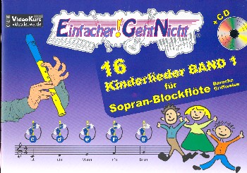 Vorderes Coverbild 16 Kinderlieder Band 1 (+CD)