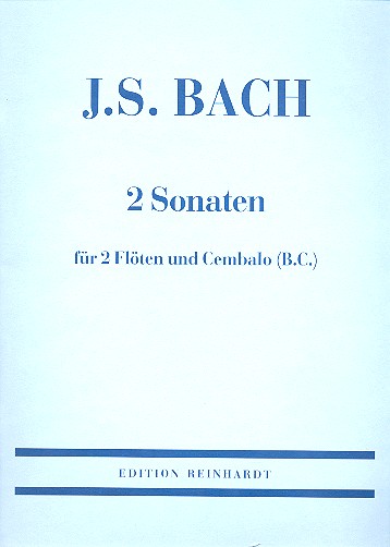 Vorderes Coverbild 2 Sonaten BWV1028-1029
