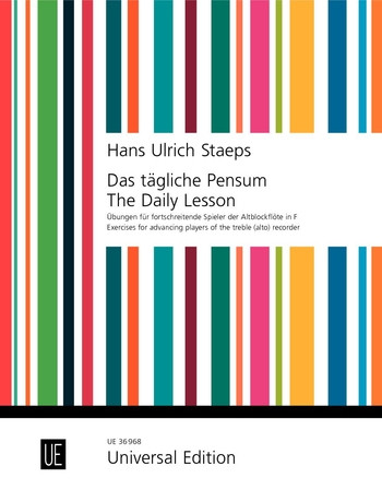 Vorderes Coverbild Das tägliche Pensum