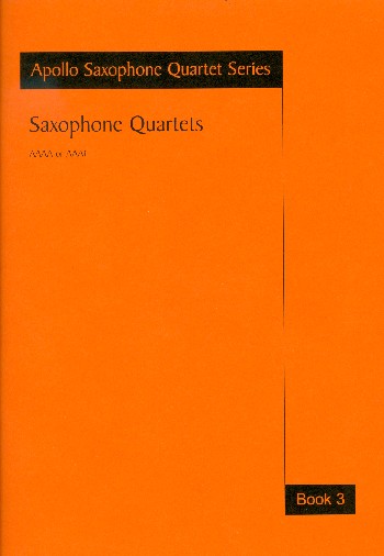 Vorderes Coverbild Saxophone Quartets vol.3