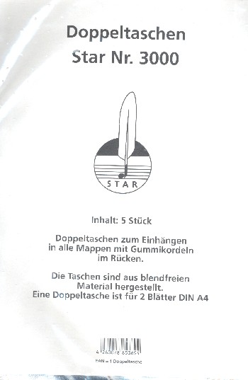 Vorderes Coverbild Doppeltaschen (Klarsichtfolien) Din A4