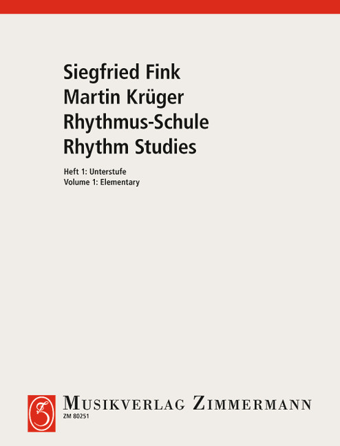 Vorderes Coverbild Rhythmus-Schule Band 1