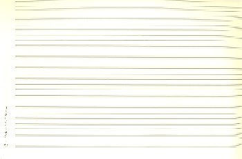 Vorderes Coverbild Notenpapier Quart-Format quer 20 Systeme