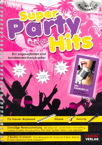 Vorderes Coverbild Super Party Hits (+CD):