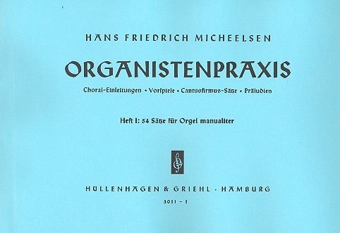 Vorderes Coverbild Organistenpraxis Band 1