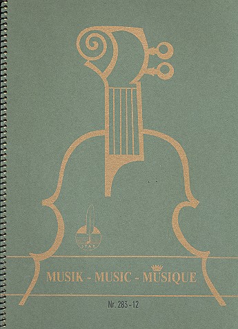 Vorderes Coverbild Notenbuch DIN A4 hoch 12 Systeme 48 Seiten ohne Hilfslinien