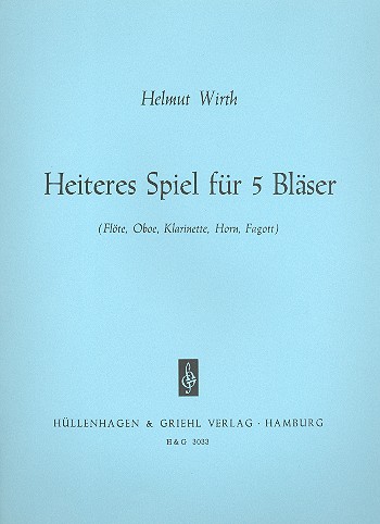 Vorderes Coverbild Heiteres Spiel für Flöte, Oboe,