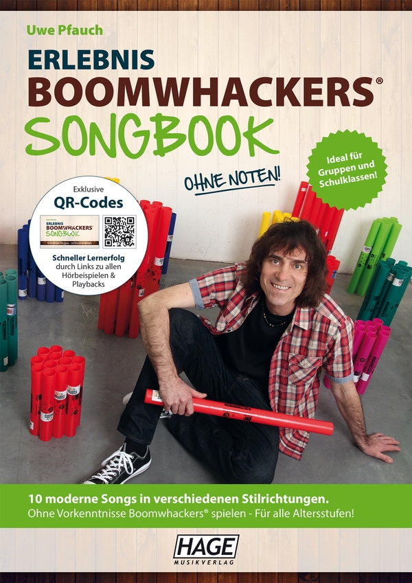 Vorderes Coverbild Erlebnis Boomwhackers - Songbook (+QR-Codes)