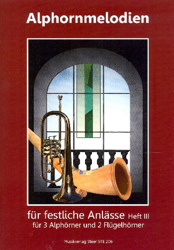 Vorderes Coverbild Alphornmelodien für festliche Anlässe Band 3 (+CD)