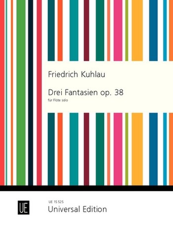 Vorderes Coverbild 3 Fantasien op.38 für Flöte solo