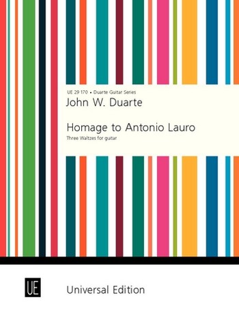 Vorderes Coverbild Homage to Antonio Lauro