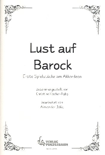 Vorderes Coverbild Lust auf Barock