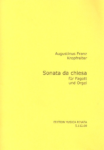 Vorderes Coverbild Sonata da chiesa
