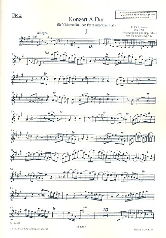 Vorderes Coverbild Konzert A-Dur