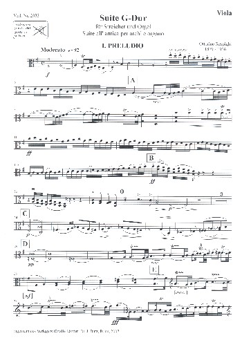 Vorderes Coverbild Suite G-Dur