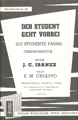 Vorderes Coverbild Der Student geht vorbei: