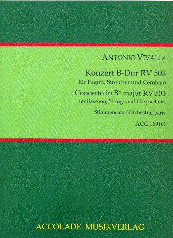 Vorderes Coverbild Konzert B-Dur RV503 Nr.35