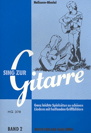 Vorderes Coverbild Sing zur Gitarre Band 2 ganz leichte