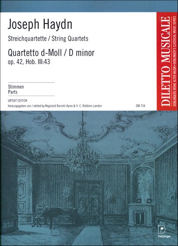 Vorderes Coverbild Streichquartett d-Moll op.42 Hob.III:43