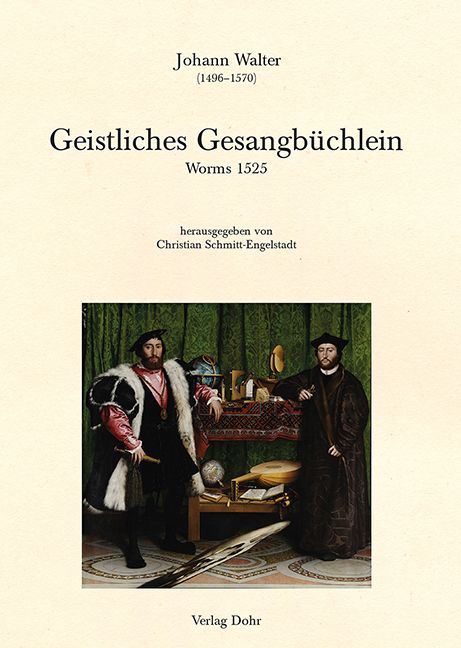Vorderes Coverbild Geistliches Gesangbüchlein (Worms 1525)