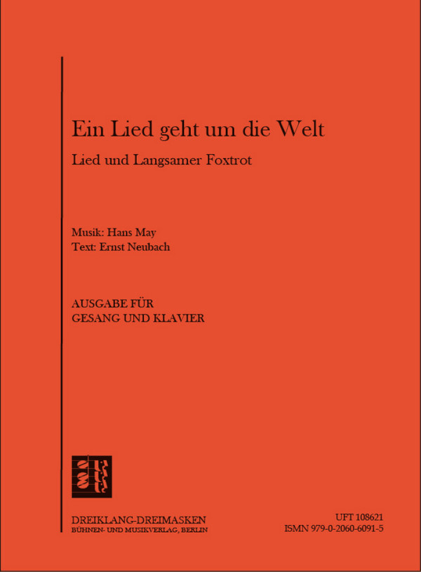 Vorderes Coverbild Ein Lied geht um die Welt