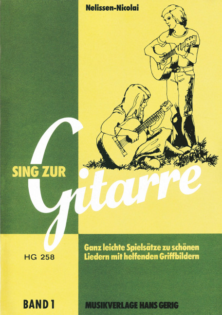 Vorderes Coverbild Sing zur Gitarre Band 1